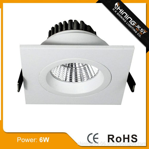 Modern COB square led downlight housing